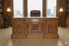 6ft Light Mahogany President's Resolute Oval Office Desk