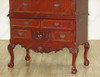 Classic Mahogany Chippendale Highboy Dresser