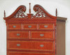 Classic Mahogany Chippendale Tallboy Dresser ~