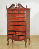 Classic Mahogany Chippendale Tallboy Dresser ~
