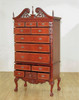 Classic Mahogany Chippendale Tallboy Dresser ~
