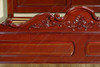 Cherry Louis Style Inlaid Four Post Bed
