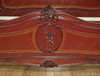 Cherry French Empire Marquetry Inlay Bed
