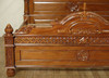 Light Mahogany Gothic Demon Bed