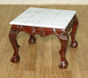 Chippendale Occasional Table w/ Marble