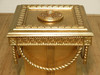 Gold Leaf Versace Style Carved Table Pedestals (2)