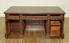 6ft Mappa Burl Presidential Resolute Desk w/ Inlay Top