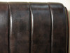Genuine Leather E. King Sleigh Bed
