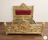 French Baroque Palace Hand-Carved Bed