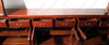 10ft Mahogany Corner Walk-In Bar w/ Flip Top Door