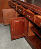10ft Mahogany Corner Walk-In Bar w/ Flip Top Door