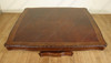 9pc Mahogany/Burl Inlaid Dining Set
