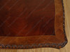 9pc Mahogany/Burl Inlaid Dining Set