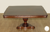 9pc Mahogany/Burl Inlaid Dining Set