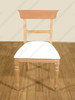 Solid Mahogany Unfinished Regency Dining Side Chair
