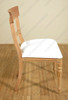 Solid Mahogany Unfinished Regency Dining Side Chair
