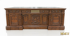 7ft Mappa Burl Inlay Presidential Oval Office Resolute Desk w/Leather Top