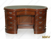 Mahogany Kidney Shape Desk