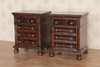 Casablanca Dark Carved Panel Bed