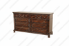 Casablanca Dark Carved Panel Bed