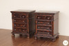 Casablanca Dark Mahogany Carved Panel Bed