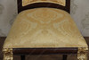 Burl & Gold French Style Upholstered Dining Chairs Set (8)