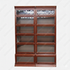 Mahogany 6-Stack 2-Unit Side x Side Bunching Barrister Bookcase