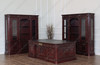 Dark Mahogany President's Resolute Bookcase Replica
