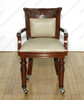 9pc Octagonal Chess/Poker Game Table Set w/ 8 Leather Chairs