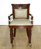 9pc Octagonal Chess/Poker Game Table Set w/ 8 Leather Chairs