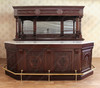 9ft Victorian Pub Bar w/ Marble Top