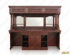9ft Victorian Pub Bar w/ Marble Top
