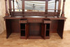 9ft Victorian Pub Bar w/ Marble Top