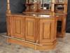 6.5ft Light Mahogany English Canopy Home Pub Bar
