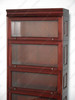 Cherry Finish Mahogany Barrister Lawyer's Bookcase w/ Interchangeable Stacks