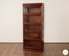 Cherry Finish Mahogany Barrister Lawyer's Bookcase w/ Interchangeable Stacks
