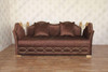 Custom Brown Sofa Couch