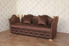Custom Brown Sofa Couch