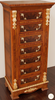 French Marquetry Inlaid Jewelry Chest