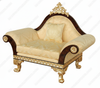 French Empire Mappa Burl Sofa Chair
