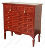 Italian Style Traditional Mappa Burl Chest Of Drawer