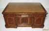 6ft Mappa Burl Inlay Resolute Oval Office Desk