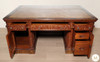 6ft Mappa Burl Inlay Resolute Oval Office Desk