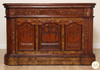 6ft Mappa Burl Inlay Resolute Oval Office Desk