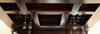6.5ft Dark Walnut English Canopy Home Pub Bar