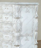 Rococo White Tall Chest