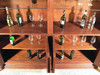 6.5ft Carved Mahogany Home Pub Bar w/ Marble