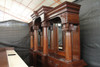 12ft Mahogany Pub Bar w/ Deep Marble Top Bartender Working Area