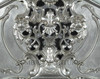 9pc Silver Leaf Rococo Bedroom Set