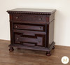 Casablanca Dark Salak Bedside Table Nightstand
